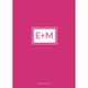 Pink Square Initials Menu Cards Image 2 of 10